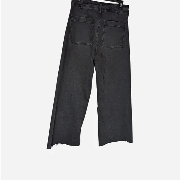 Pre-owned Black Wide-Leg Jeans - Picture 2 of 8